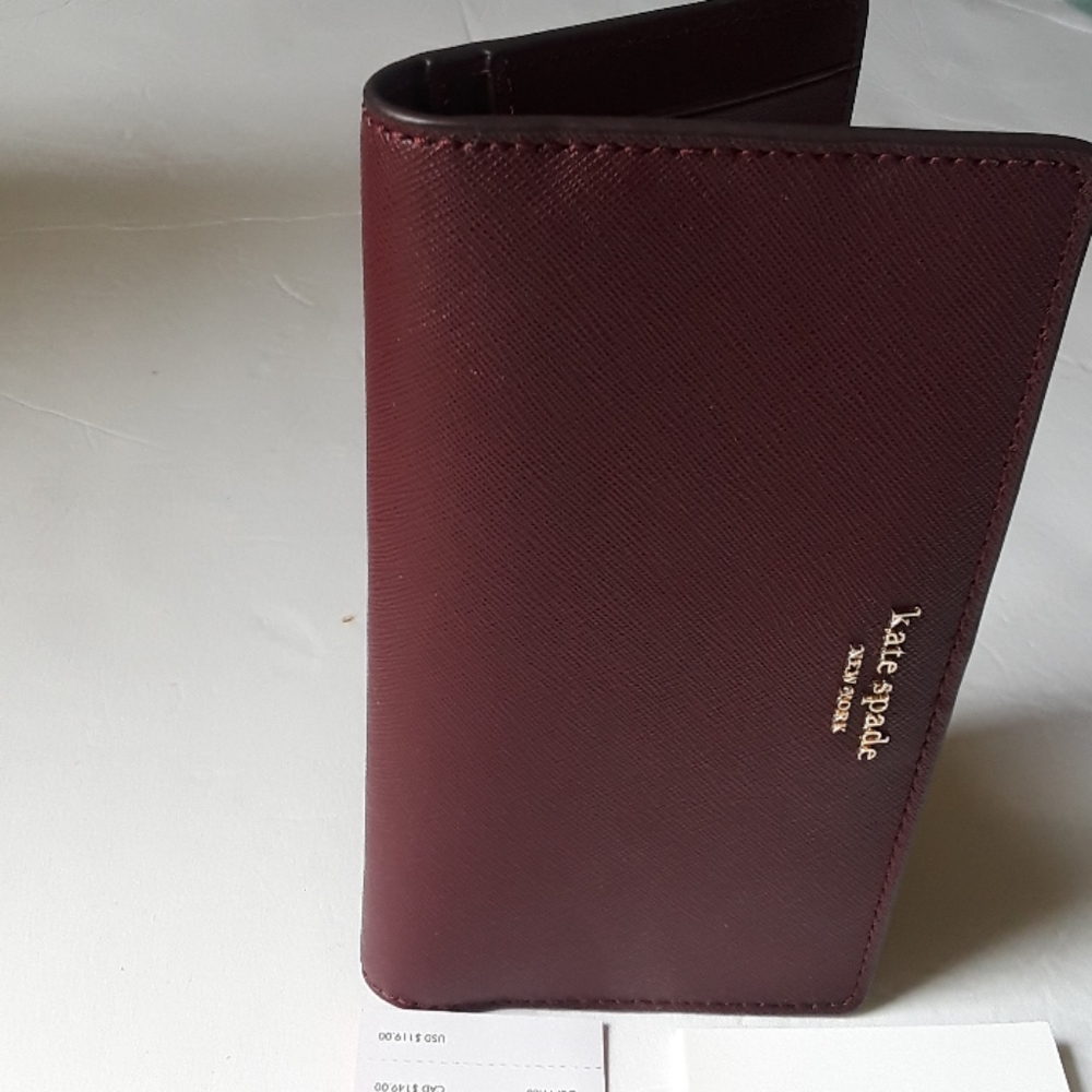 12 SLOTS CARDS 4 SLOTS MONEY KATE SPADE BIFOL